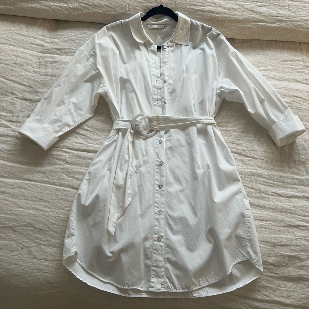 Zara button up dress